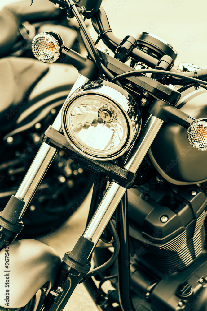 Fototapeta premium Headlight lamp