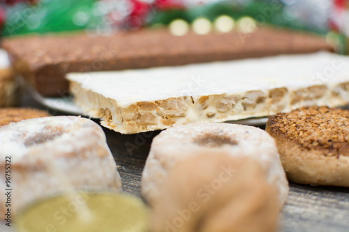 Nougat and other Christmas sweets