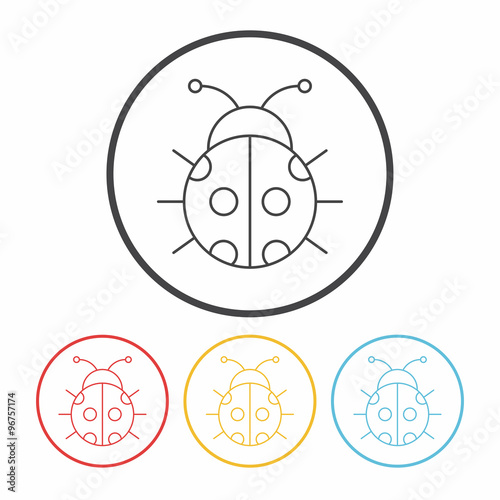 insect line icon