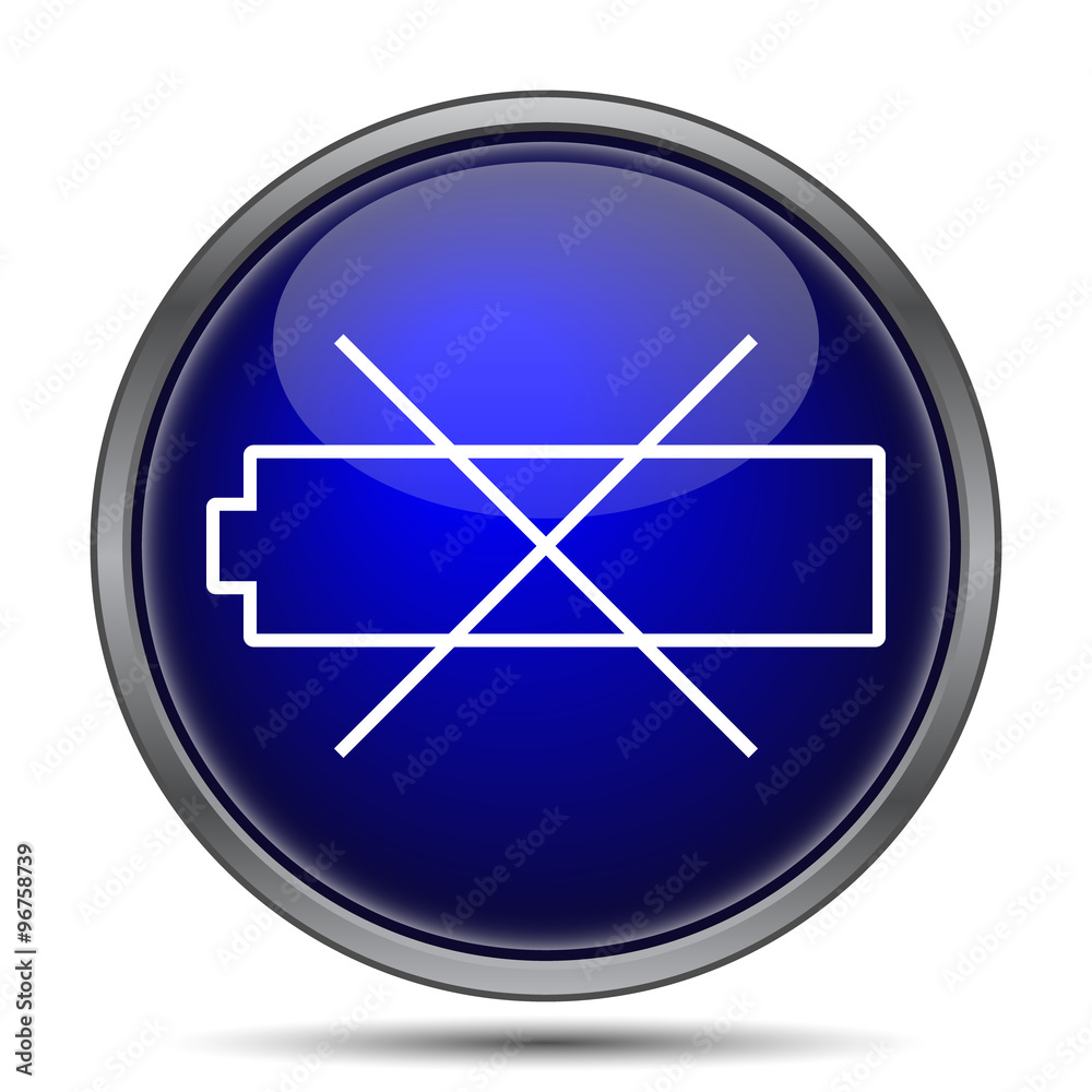 Empty battery icon