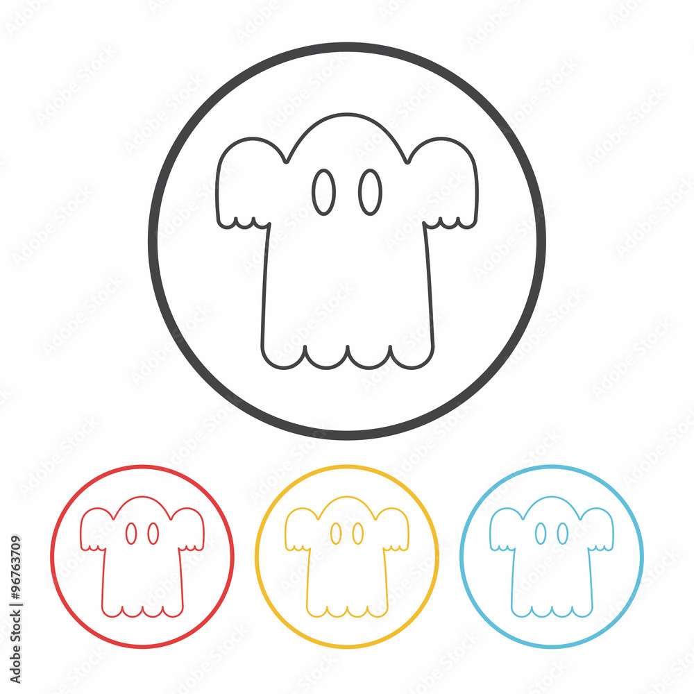ghost line icon ghost line icon