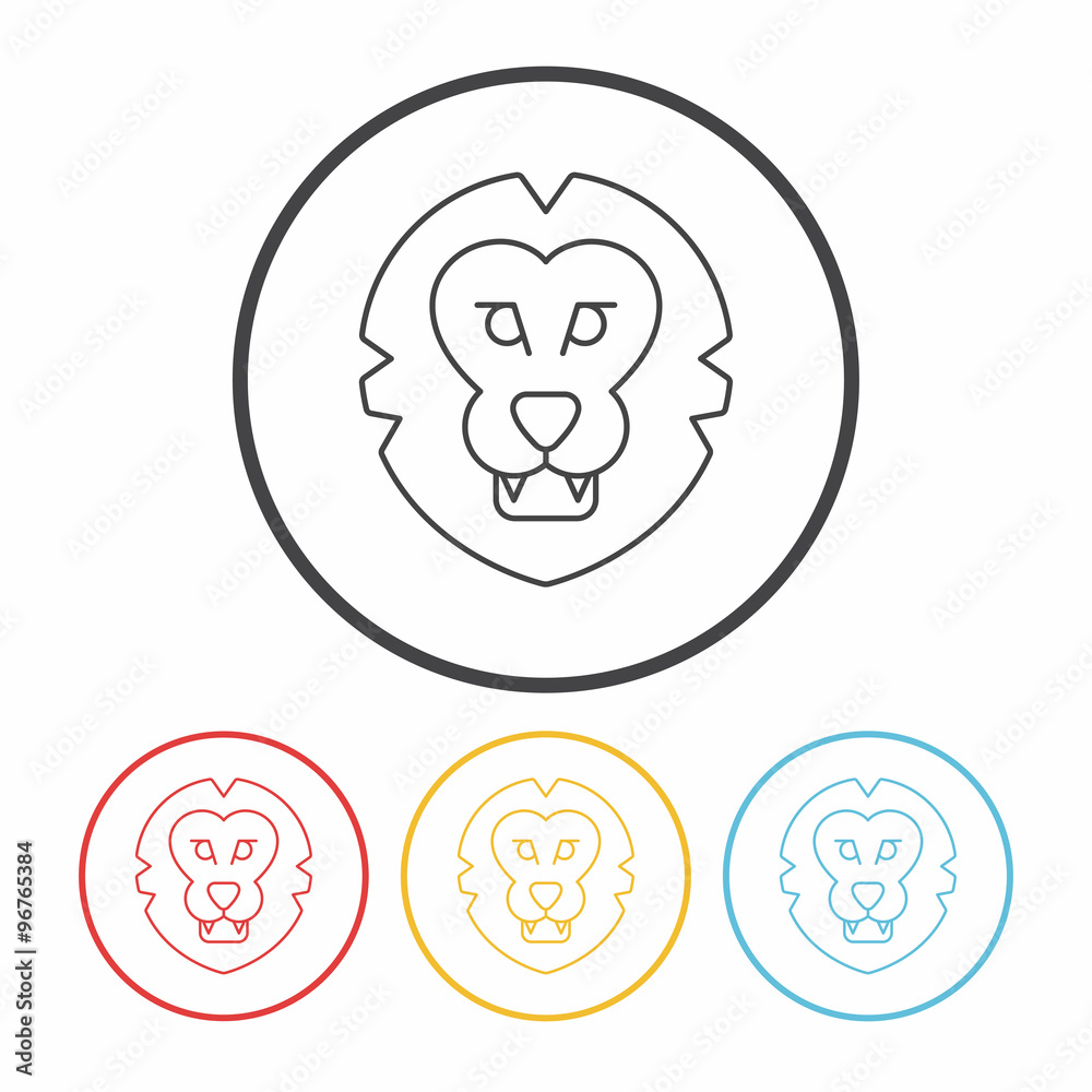 animal line icon animal line icon
