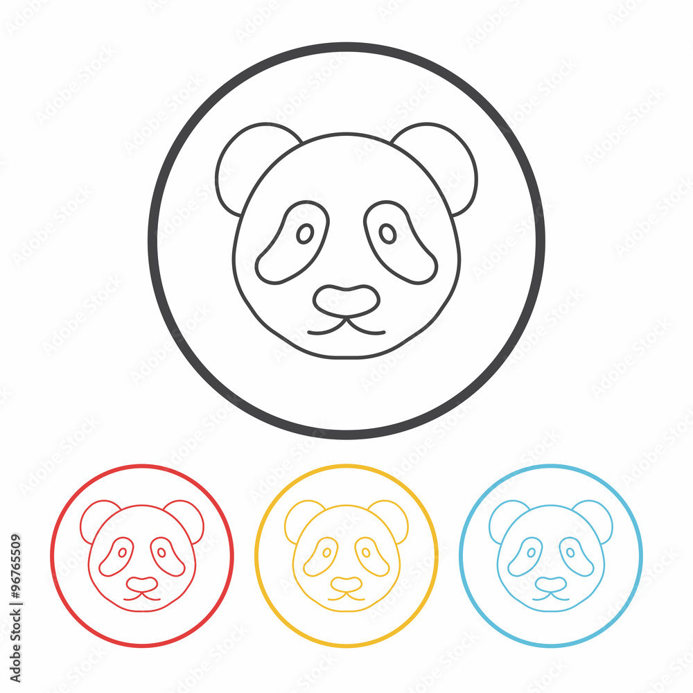 Fototapeta premium animal line icon