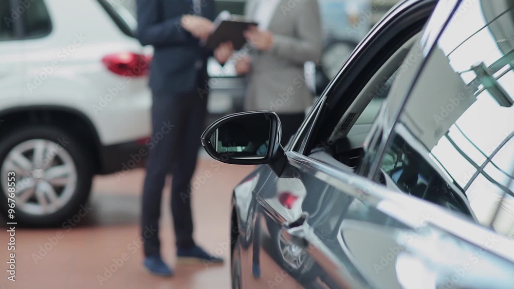 Sales manager explains the terms of the deal Sales manager explains the terms of the deal