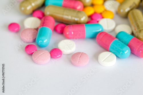 Colorful medications for weight control and diet