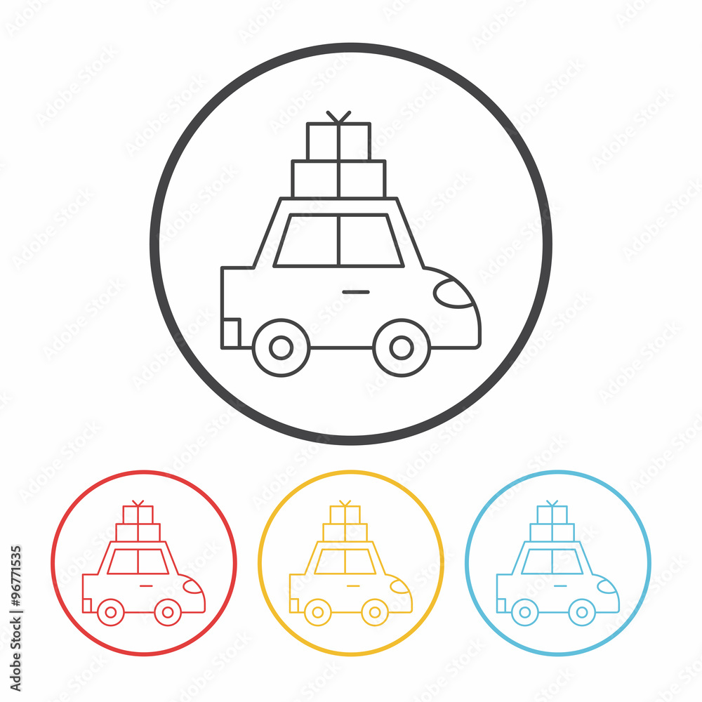 car line icon car line icon