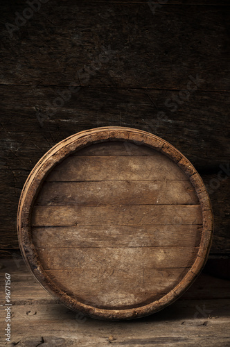 wooden barrel for beer  wine and whiskey