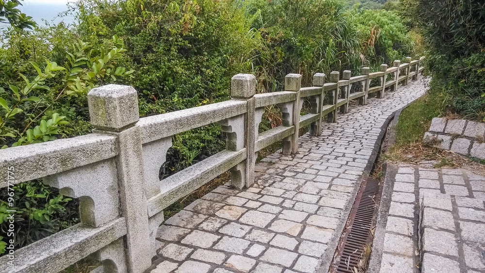 Mini Great Wall in Cheung Chau Island in Hong Kong Mini Great Wall in Cheung Chau Island in Hong Kong