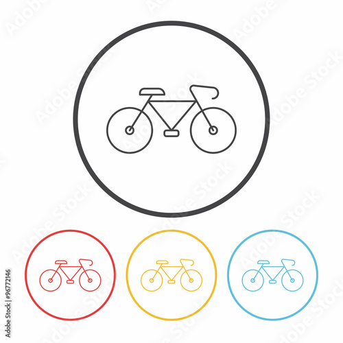 bike line icon