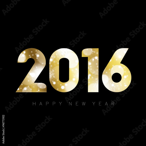 New Year 2016 - Gold & black version