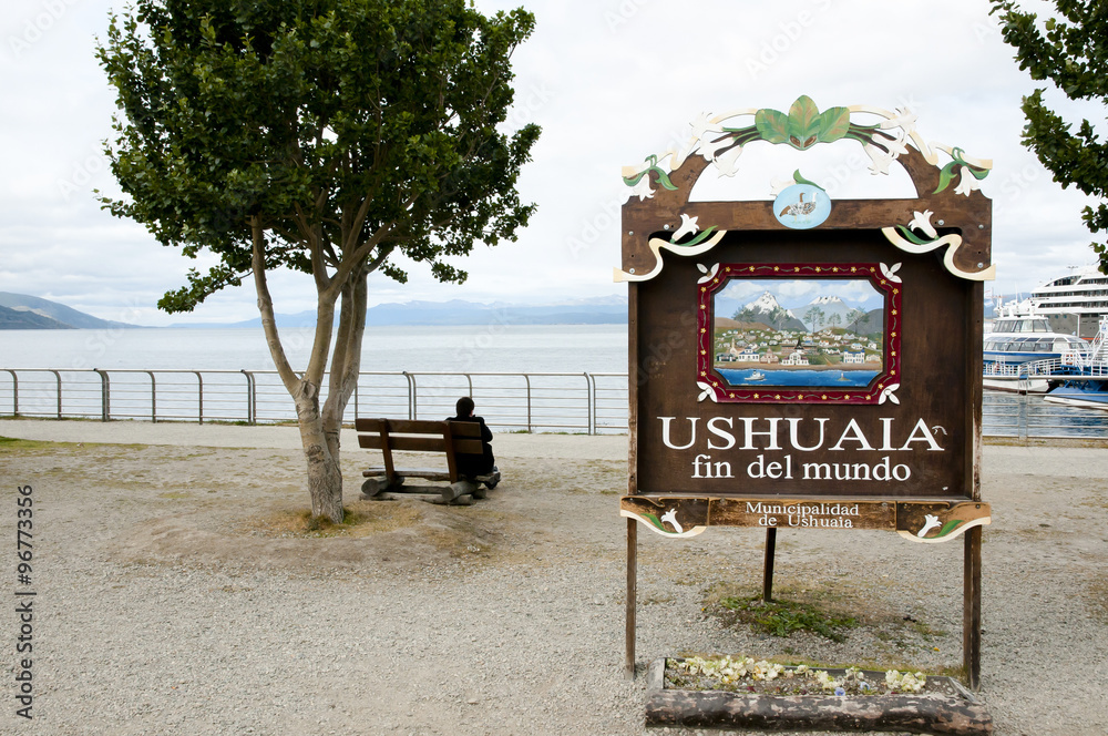 Ushuaia End of the World City Sign (Fin del Mundo)