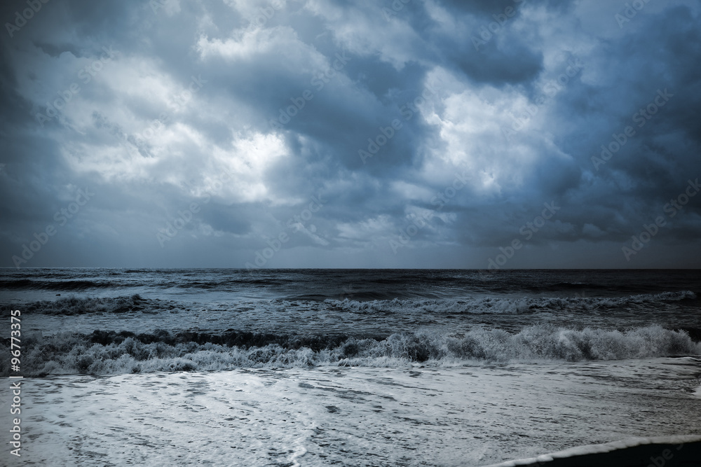 Seascape in a storm Seascape in a storm