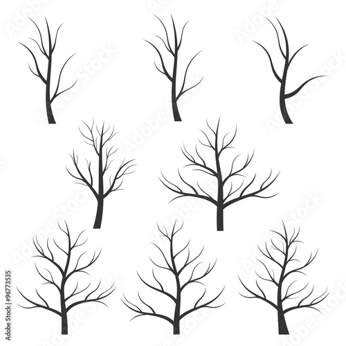 Abstract illustration - tree silhouette
