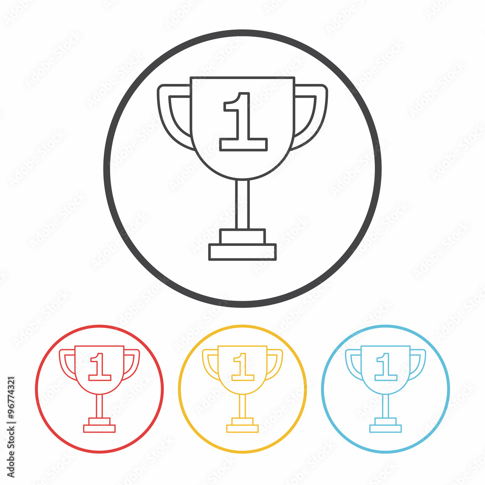 Trophy line icon Trophy line icon