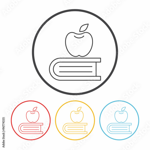notebook line icon