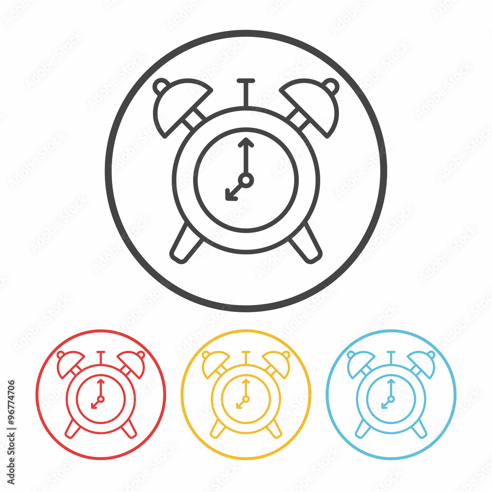clock line icon clock line icon