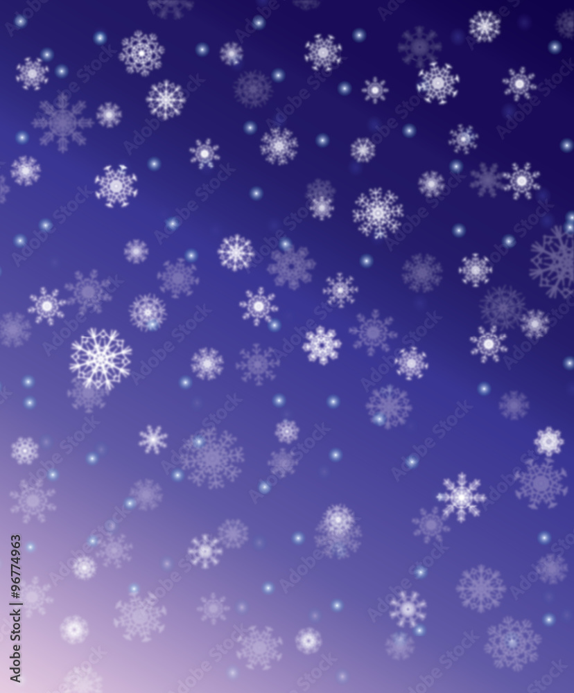 Falling snow christmas card. Winter abstract background illustration. Falling snow christmas card. Winter abstract background illustration.