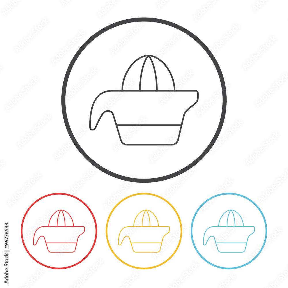 juicer line icon juicer line icon