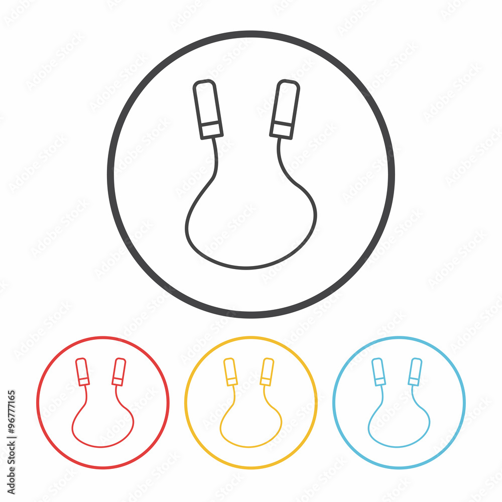 skipping-rope line icon skipping-rope line icon