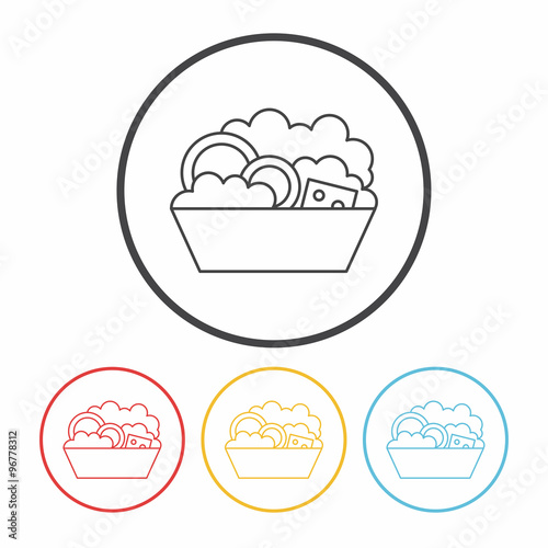salad line icon