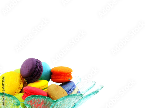 tasty colorful macaroon a french sweet delicacy tasty colorful macaroon variety closeup