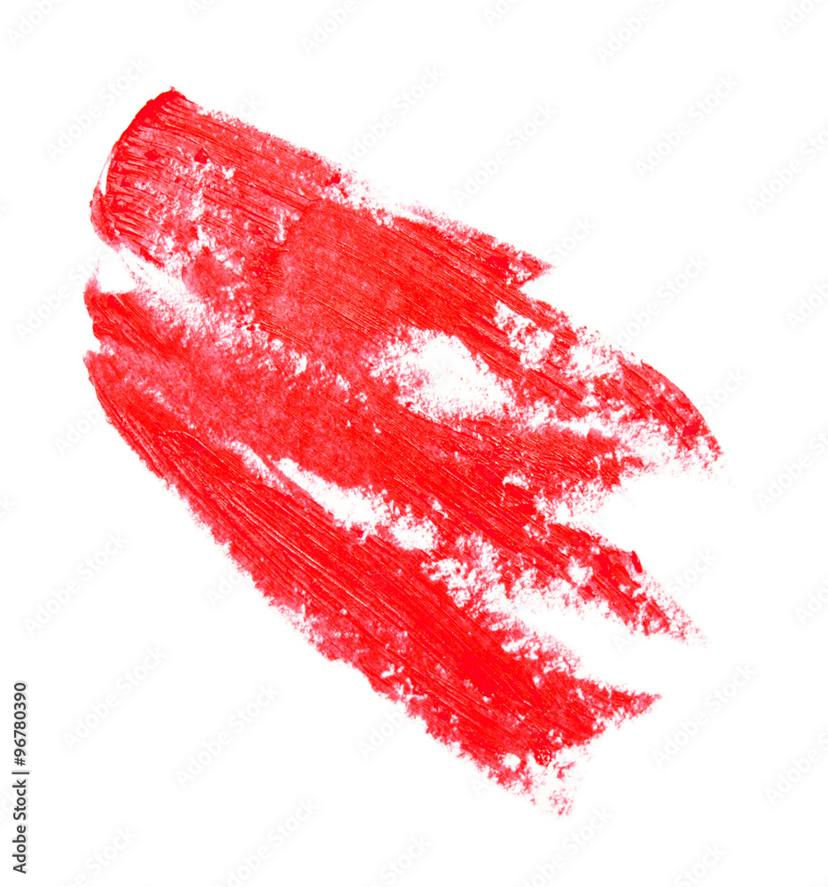 red lipstick