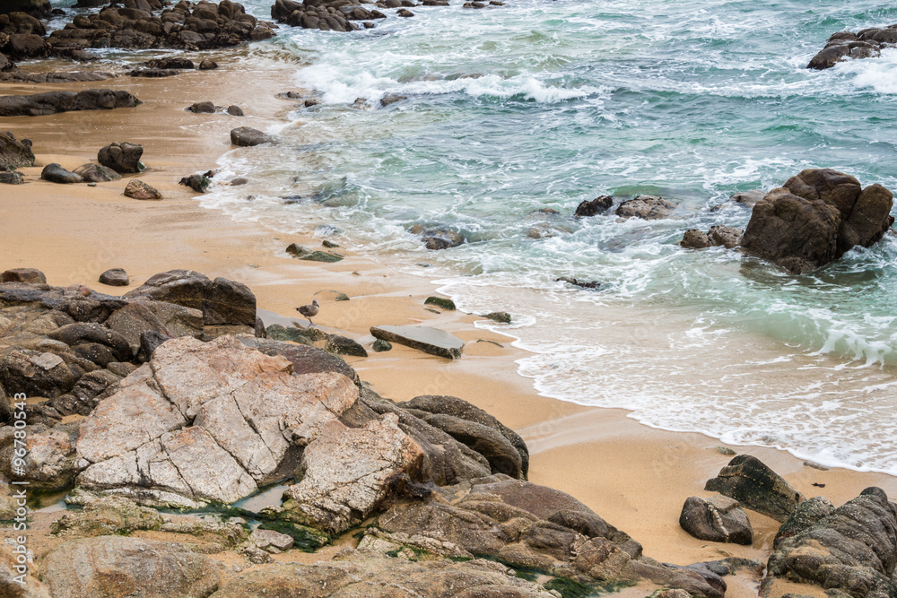 Seascape Rocky Sandy Beach