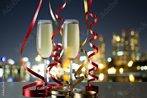  Glasses of champagne for celebrations.