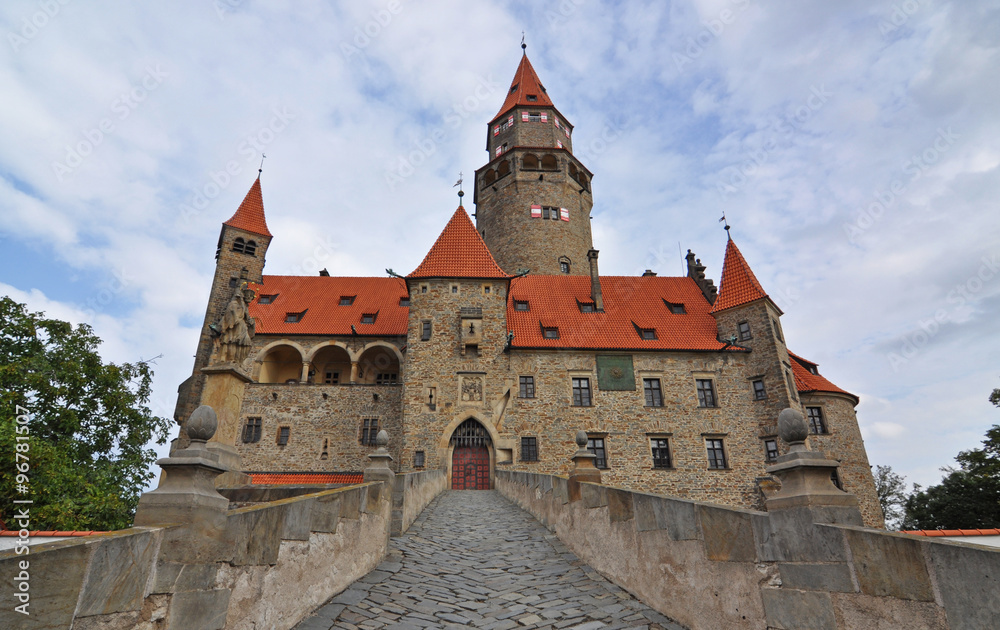 Bouzov castle in Czech Republic