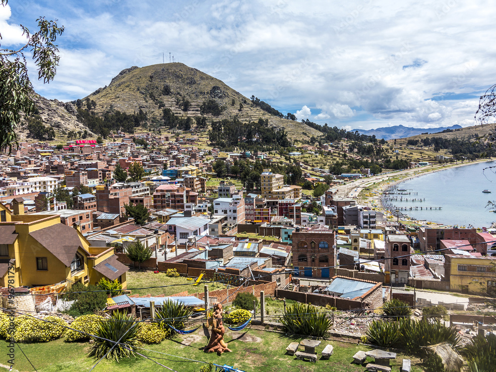 village of Juli at lake Titicaca