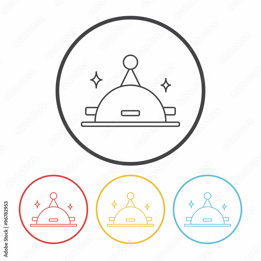 tray line icon tray line icon