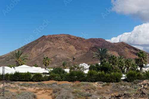 The red mountain as seen from the south