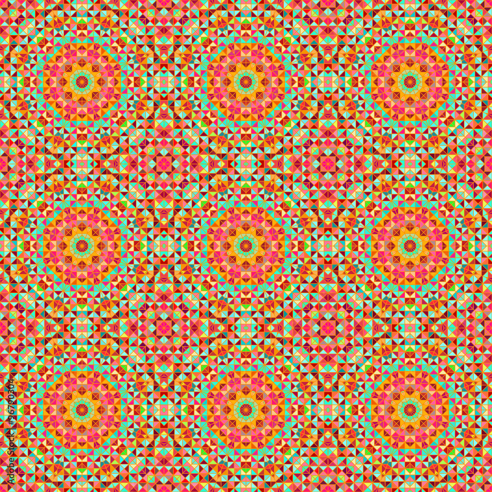 Ornamental seamless pattern. 