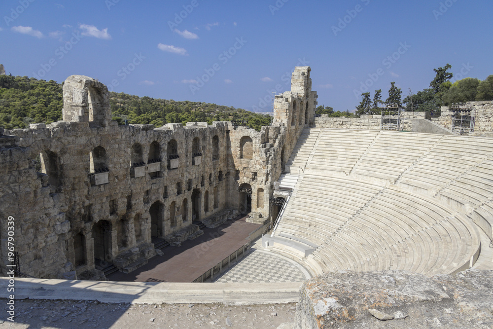 Historic amphitheatre around the Acropolis, Athens