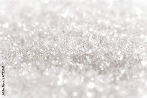 Sugar crystals close-up photo