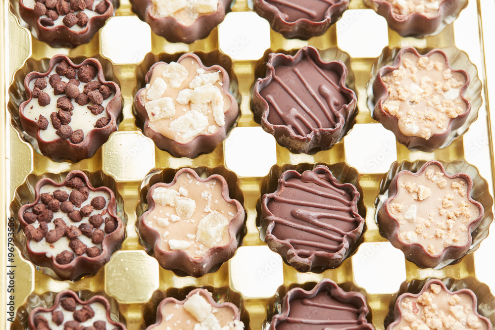 delicious chocolate candies