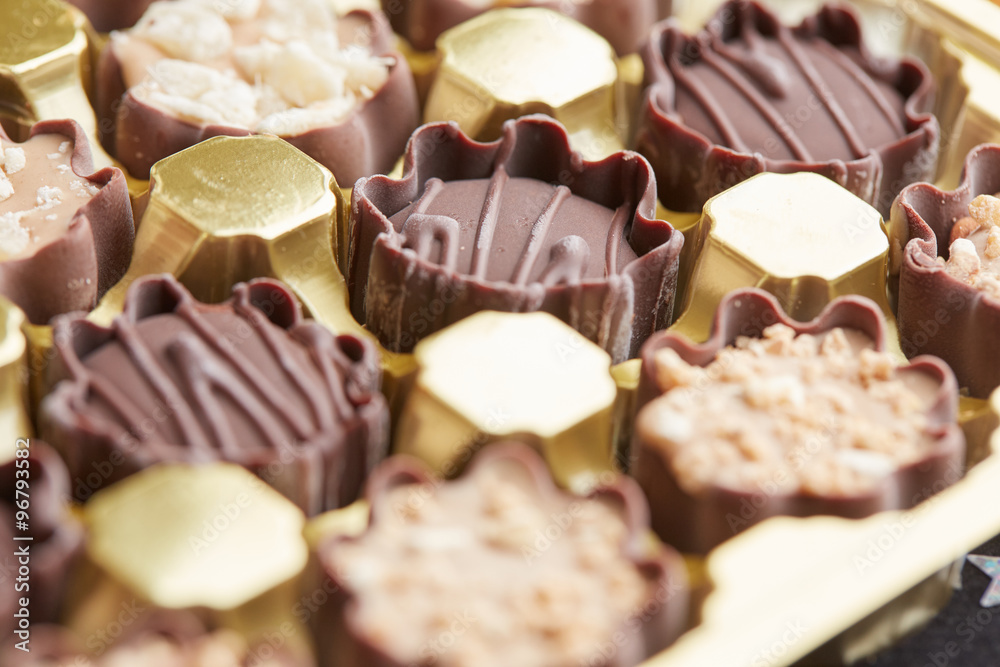 delicious chocolate candies