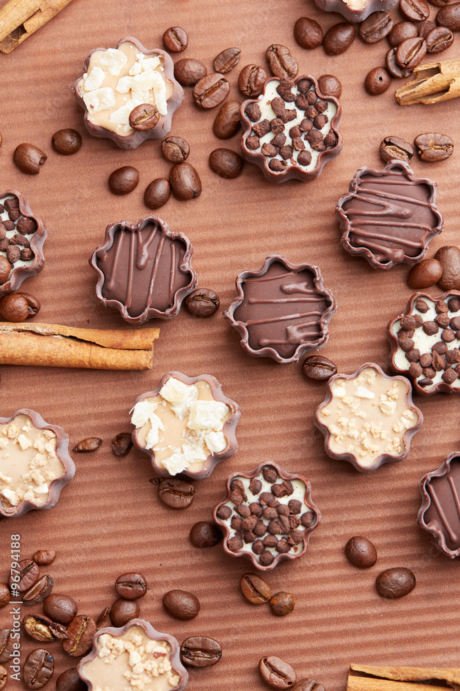 Fototapeta premium delicious chocolate candies