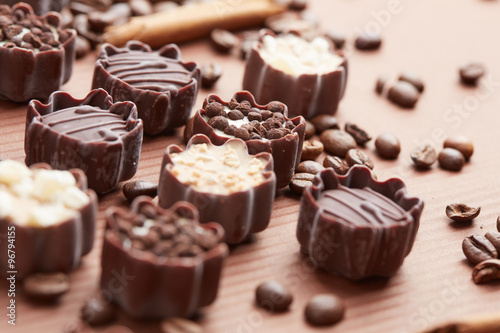 delicious chocolate candies