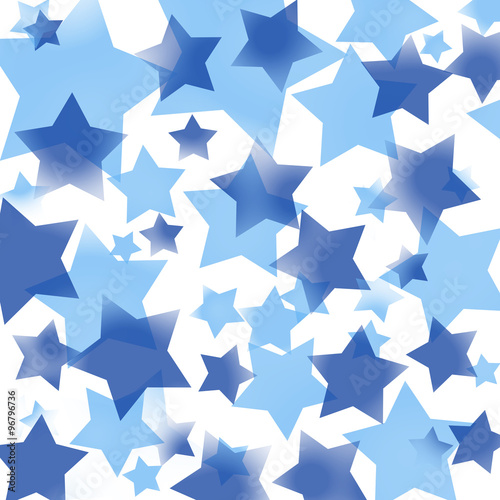 blue stars pattern