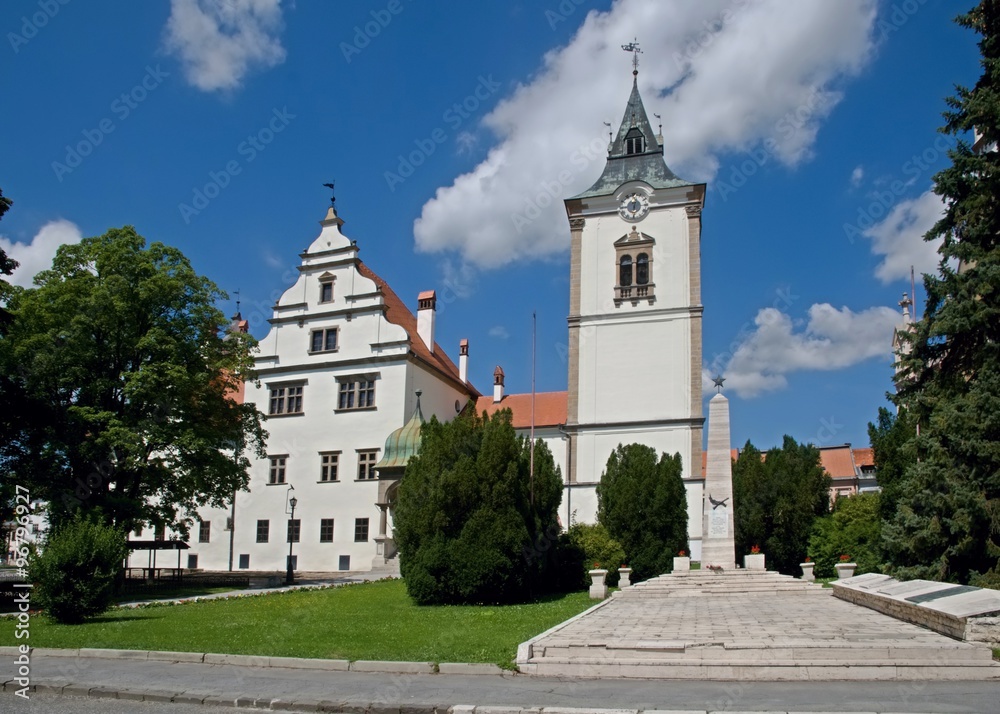 Historic renaissance town hall in Levoca, northern Slovakia
