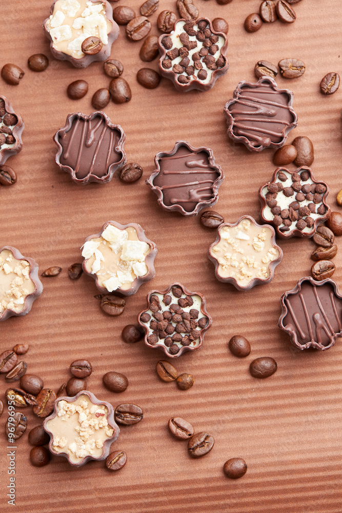 Fototapeta premium delicious chocolate candies