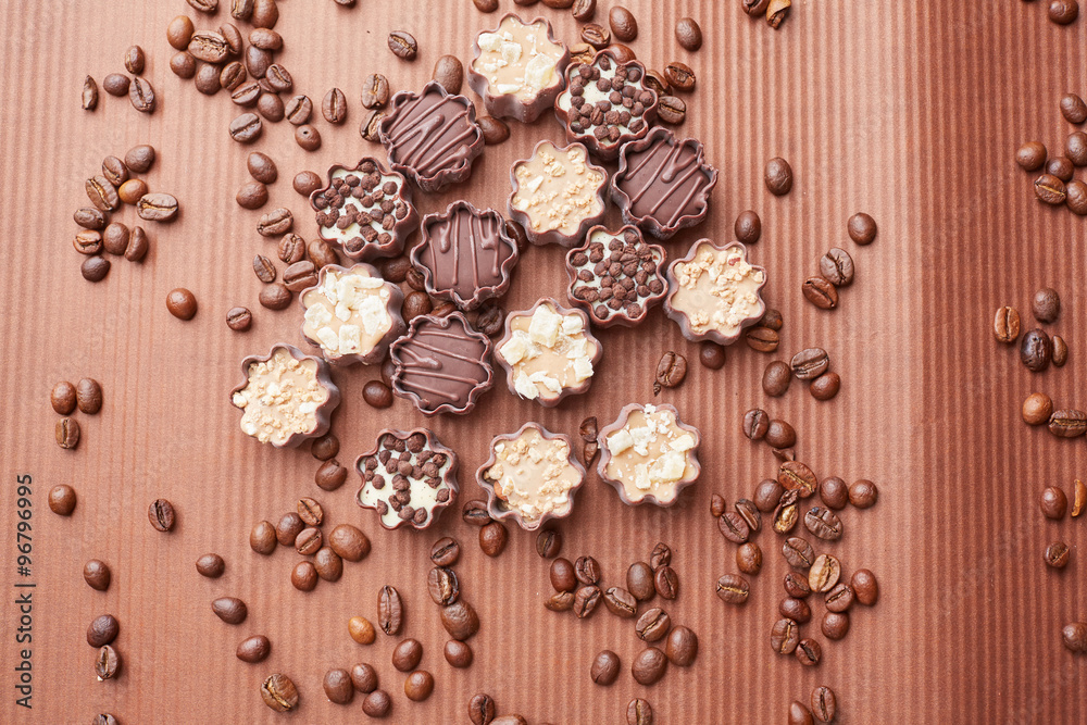 Fototapeta premium delicious chocolate candies