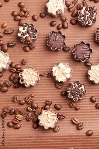 delicious chocolate candies