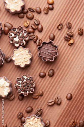 delicious chocolate candies