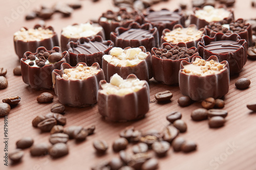 delicious chocolate candies