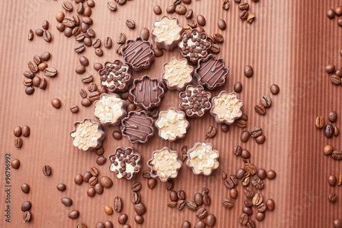 delicious chocolate candies