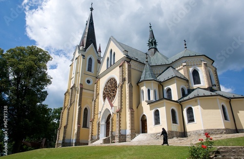 Basilica of Visitation of Virgin Mary on the Marianska hora near town Levoca, northern Slovakia