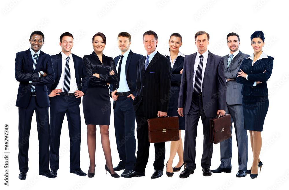 Young attractive business people - the elite business team Young attractive business people - the elite business team