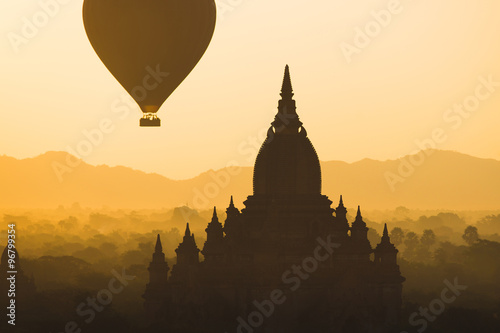 balloons over Bagan photo